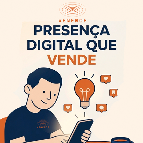 Capa do e-book Presença Digital que Vende – Venence